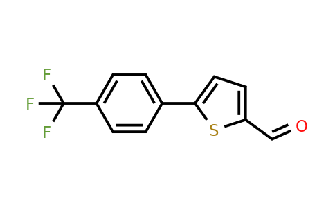 343604-31-9 | 5-[4-(trifluoromethyl)phenyl]thiophene-2-carbaldehyde