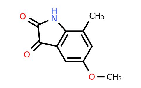 343774-48-1 | 5-Methoxy-7-methyl-2,3-dihydro-1h-indole-2,3-dione