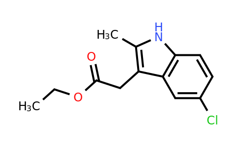 Ethyl 2-(5-chloro-2-methyl-1H-indol-3-yl)acetate