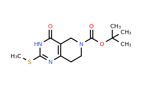344958-26-5 | tert-Butyl 2-(methylthio)-4-oxo-3,5,7,8-tetrahydropyrido[4,3-d]pyrimidine-6(4H)-carboxylate