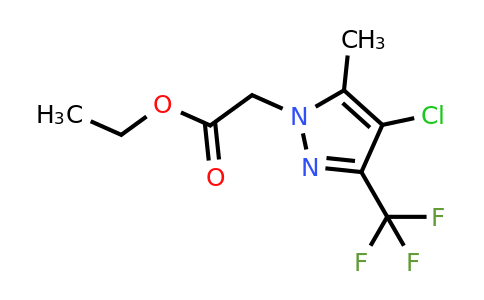 345237-74-3 | Ethyl 2-[4-chloro-5-methyl-3-(trifluoromethyl)-1h-pyrazol-1-yl]acetate