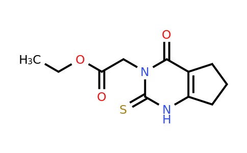 345897-09-8 | Ethyl 2-(4-oxo-2-thioxo-6,7-dihydro-1H-cyclopenta[d]pyrimidin-3(2H,4H,5H)-yl)acetate