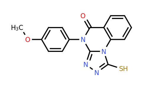 345936-00-7 | 4-(4-Methoxyphenyl)-1-sulfanyl-4h,5h-[1,2,4]triazolo[4,3-a]quinazolin-5-one