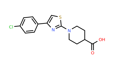 345990-26-3 | 1-(4-(4-Chlorophenyl)thiazol-2-yl)piperidine-4-carboxylic acid