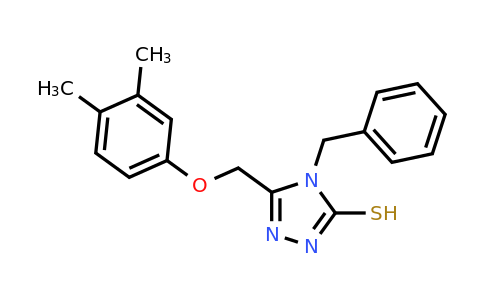 345991-51-7 | 4-Benzyl-5-((3,4-dimethylphenoxy)methyl)-4H-1,2,4-triazole-3-thiol