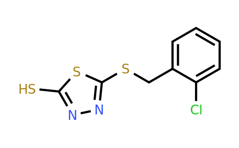 345991-75-5 | 5-((2-Chlorobenzyl)thio)-1,3,4-thiadiazole-2-thiol