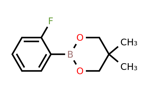 346656-39-1 | 2-(2-Fluorophenyl)-5,5-dimethyl-1,3,2-dioxaborinane