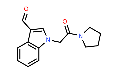 1-[2-Oxo-2-(1-pyrrolidinyl)ethyl]-1h-indole-3-carbaldehyde