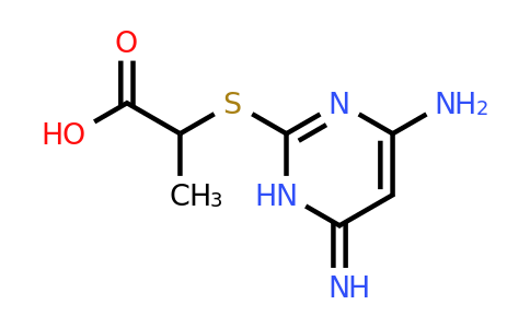 347341-51-9 | 2-((4-Amino-6-imino-1,6-dihydropyrimidin-2-yl)thio)propanoic acid