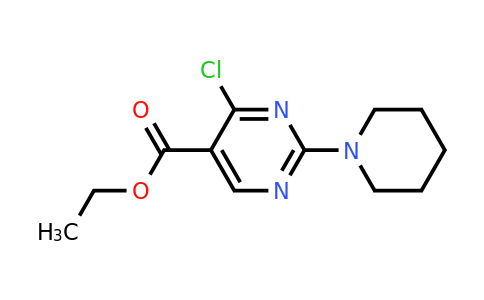 34750-24-8 | Ethyl 4-chloro-2-(1-piperidinyl)-5-pyrimidinecarboxylate