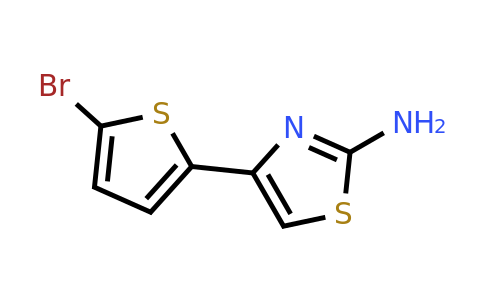 34801-14-4 | 4-(5-Bromo-2-thienyl)-2-thiazolamine