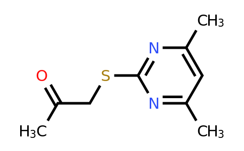 348138-15-8 | 1-((4,6-Dimethylpyrimidin-2-yl)thio)propan-2-one