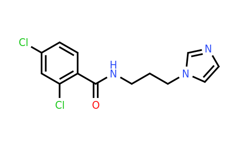 N-(3-(1H-imidazol-1-yl)propyl)-2,4-dichlorobenzamide
