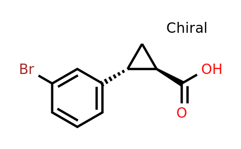 34919-34-1 | rel-(1R,2R)-2-(3-Bromophenyl)cyclopropane-1-carboxylic acid