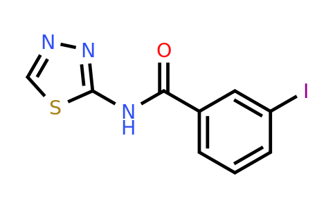 349442-14-4 | 3-Iodo-N-(1,3,4-thiadiazol-2-yl)benzamide