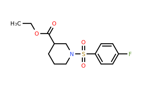Ethyl 1-((4-fluorophenyl)sulfonyl)piperidine-3-carboxylate