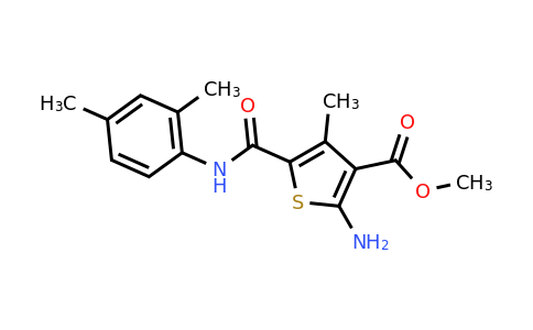 350989-58-1 | Methyl 2-amino-5-((2,4-dimethylphenyl)carbamoyl)-4-methylthiophene-3-carboxylate