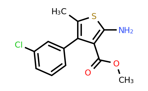 350989-61-6 | Methyl 2-amino-4-(3-chlorophenyl)-5-methylthiophene-3-carboxylate