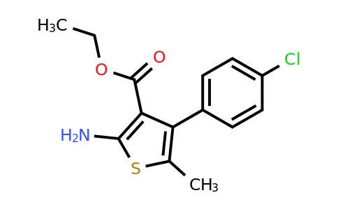 350989-77-4 | Ethyl 2-amino-4-(4-chlorophenyl)-5-methylthiophene-3-carboxylate