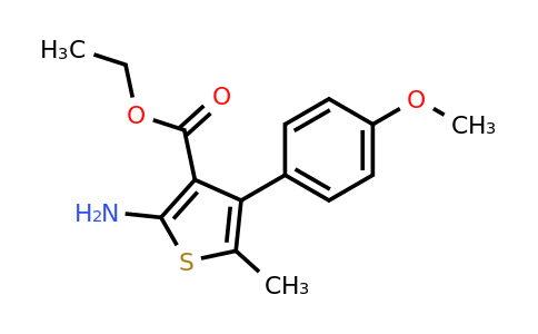 350989-93-4 | Ethyl 2-amino-4-(4-methoxyphenyl)-5-methylthiophene-3-carboxylate