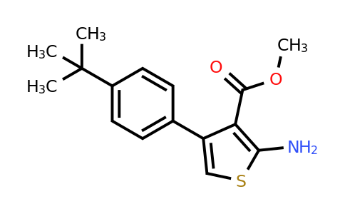 350989-95-6 | Methyl 2-amino-4-(4-(tert-butyl)phenyl)thiophene-3-carboxylate