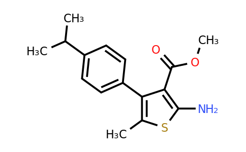 350990-04-4 | Methyl 2-amino-4-(4-isopropylphenyl)-5-methylthiophene-3-carboxylate