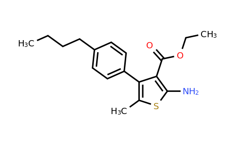 350990-13-5 | Ethyl 2-amino-4-(4-butylphenyl)-5-methylthiophene-3-carboxylate