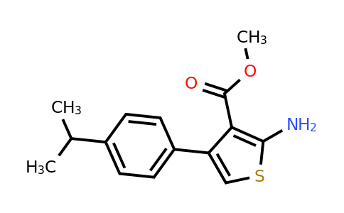 350990-20-4 | Methyl 2-amino-4-(4-isopropylphenyl)thiophene-3-carboxylate