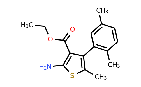 350990-31-7 | Ethyl 2-amino-4-(2,5-dimethylphenyl)-5-methylthiophene-3-carboxylate