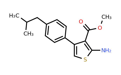 350990-40-8 | Methyl 2-amino-4-(4-isobutylphenyl)thiophene-3-carboxylate
