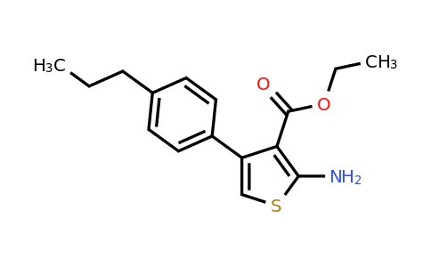 350990-43-1 | Ethyl 2-amino-4-(4-propylphenyl)thiophene-3-carboxylate