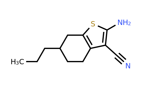 350996-91-7 | 2-Amino-6-propyl-4,5,6,7-tetrahydrobenzo[b]thiophene-3-carbonitrile