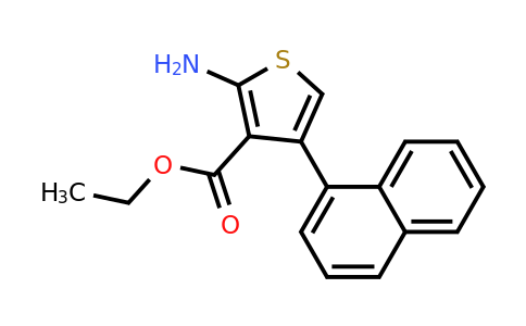 350997-18-1 | Ethyl 2-amino-4-(naphthalen-1-yl)thiophene-3-carboxylate