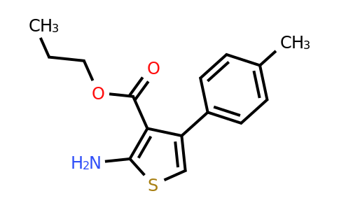 350997-19-2 | Propyl 2-amino-4-(p-tolyl)thiophene-3-carboxylate