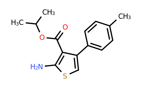 350997-25-0 | Isopropyl 2-amino-4-(p-tolyl)thiophene-3-carboxylate