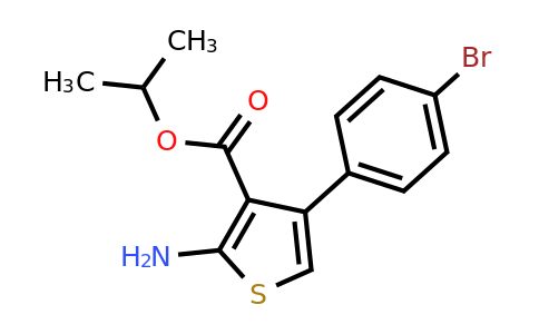 350997-27-2 | Isopropyl 2-amino-4-(4-bromophenyl)thiophene-3-carboxylate