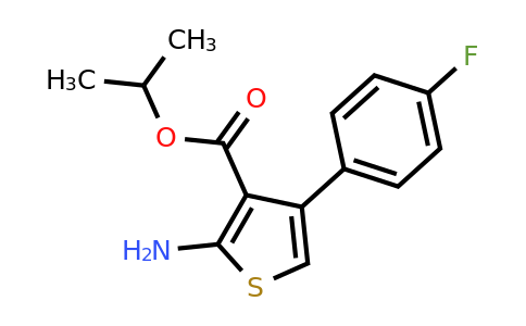 350997-28-3 | Isopropyl 2-amino-4-(4-fluorophenyl)thiophene-3-carboxylate