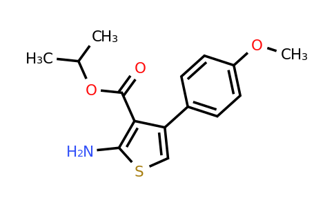 350997-31-8 | Isopropyl 2-amino-4-(4-methoxyphenyl)thiophene-3-carboxylate
