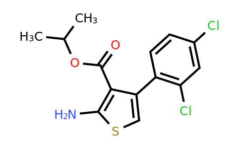 350997-32-9 | Isopropyl 2-amino-4-(2,4-dichlorophenyl)thiophene-3-carboxylate