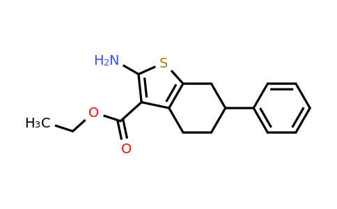350997-36-3 | Ethyl 2-amino-6-phenyl-4,5,6,7-tetrahydrobenzo[b]thiophene-3-carboxylate
