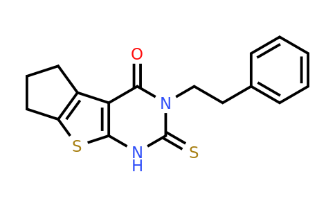 351005-68-0 | 1,2,3,5,6,7-Hexahydro-3-(2-phenylethyl)-2-thioxo-4H-cyclopenta[4,5]thieno[2,3-d]pyrimidin-4-one