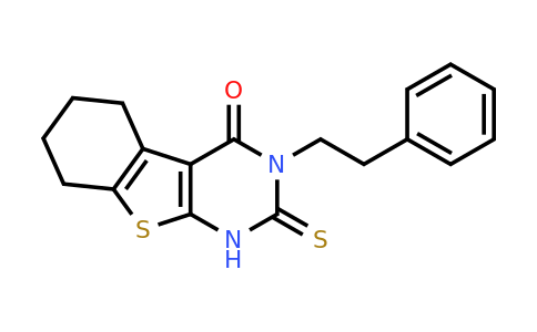 351007-36-8 | 3-Phenethyl-2-thioxo-2,3,5,6,7,8-hexahydrobenzo[4,5]thieno[2,3-d]pyrimidin-4(1h)-one