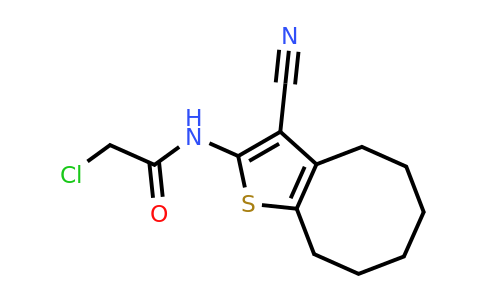 351013-93-9 | 2-Chloro-N-(3-cyano-4,5,6,7,8,9-hexahydrocycloocta[b]thiophen-2-yl)acetamide