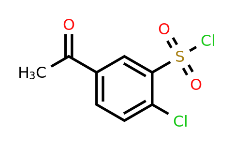 5-Acetyl-2-chlorobenzenesulfonyl chloride