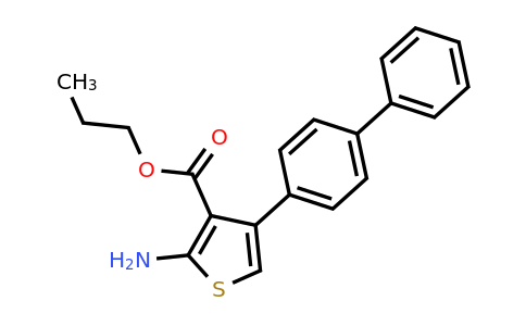 351156-20-2 | Propyl 4-([1,1'-biphenyl]-4-yl)-2-aminothiophene-3-carboxylate