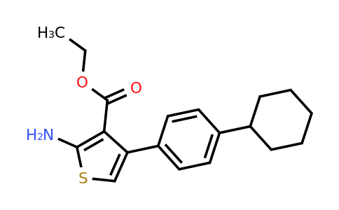 351156-51-9 | Ethyl 2-amino-4-(4-cyclohexylphenyl)thiophene-3-carboxylate