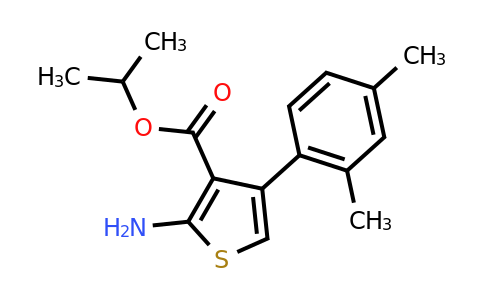 351158-06-0 | Isopropyl 2-amino-4-(2,4-dimethylphenyl)thiophene-3-carboxylate