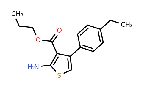 351158-16-2 | Propyl 2-amino-4-(4-ethylphenyl)thiophene-3-carboxylate