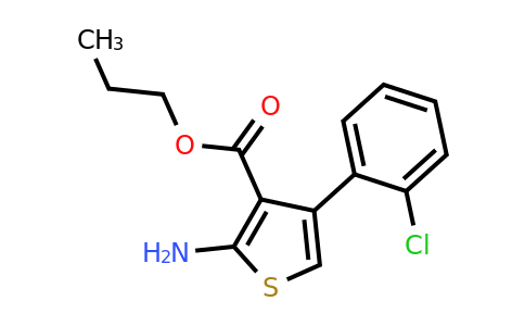 351158-61-7 | Propyl 2-amino-4-(2-chlorophenyl)thiophene-3-carboxylate