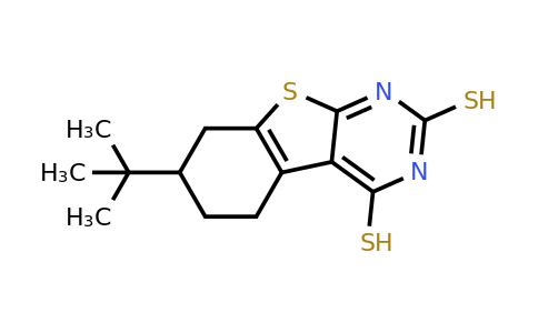 351161-24-5 | 11-tert-Butyl-8-thia-4,6-diazatricyclo[7.4.0.0,2,7]trideca-1(9),2,4,6-tetraene-3,5-dithiol